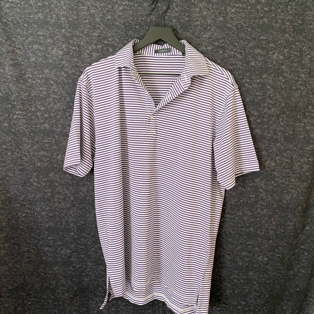 Turtleson Purple/White Polo